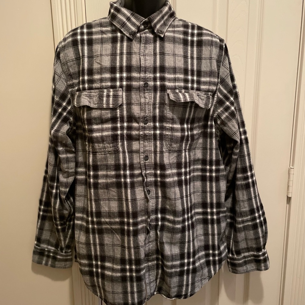 George flannel long sleeve shirt size XLT